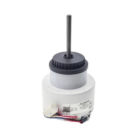 Efficient DC Fan Motor For Indoor Units 310V 45W 1400 RPM Durable Spare Part For Conditioning Systems Industrial Grade Reliable Power And Longevity Built Tough For Long Life. Black DC fan motor with wiring for indoor AC unit