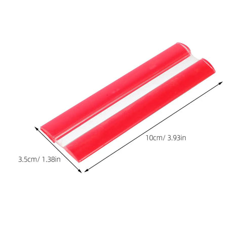 Self Adhesive Acrylic Hinges 4 Pack With Easy Install And Adjustable Angles For Cabinets And Windows No Drill Wall Friendly Mount Ideal For Offices Shops And Home Use, red hinge dimensions shown