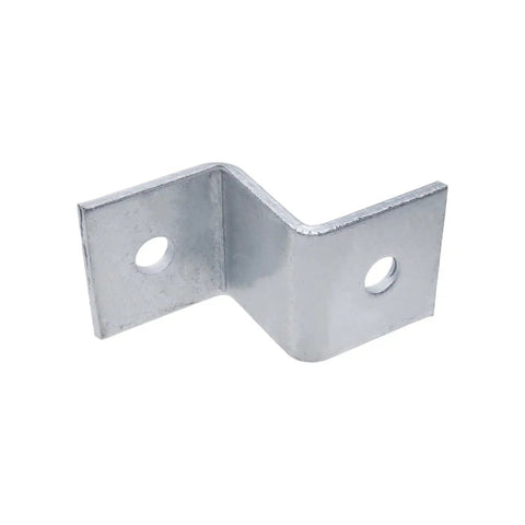 8 Pack Heavy Duty Z Brackets For 1.57 x 1.57 Inch Strut Channel 2 Hole Mounting, Thickened Electro Galvanized Steel