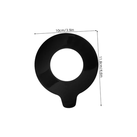 Two Piece Excavator Pin Shim Kit With Durable Round Rubber Washers For Easy Replacement Compatible With Boom Pads Reducing Noise And Vibration In Industrial Machinery, 10cm black rubber washer