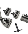 Quick Change Tool Post Holder For Mini Lathe Size Aa Multifix With Ground Gearing, visible components, metal construction