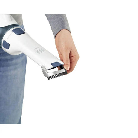 Person using Cordless Lithium Hand Vacuum Dustbuster for Quick Cleanups Across Cars, Furniture, and Carpets Grab And Go Portable