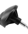 Omni wheel replacement for Lefant robot vacuums; black plastic wheel with metal axle.