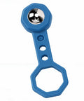 Eujgoov Magnetic Stud Finder 2 Pack, Handheld Wall Detector for Metal in blue, showing distinctive octagonal shape and ball.