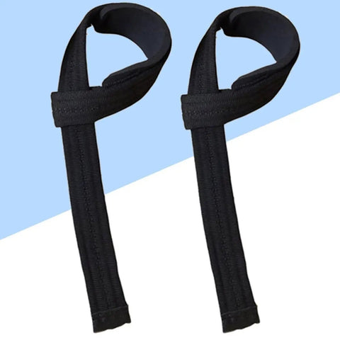 Weightlifting Straps With Cotton Pads For Strong Grip And Wrist Wraps For Dumbbell And Barbell Training Lightweight Gym Gear For Powerlifting And Home Workouts Black Wristbands
