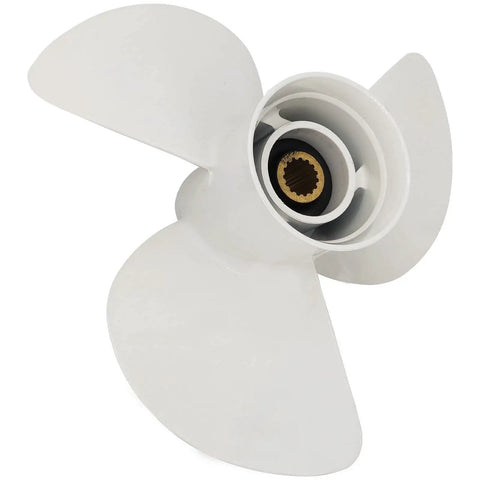 14X11 Aluminum Boat Propeller For Outboard Engines 60-130HP Right Rotation 3 Blade 15 Spline Replacement 6E5-45954-00-00 6E5-45954-00-EL Top Notch Performance Aluminum Prop