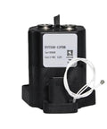 EVT350 12V 350A High Voltage DC Contactor Relay in compact design with wires for EV charging and solar applications.