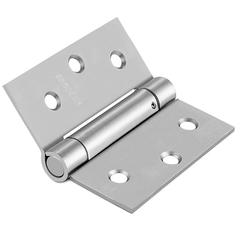 3 And A Half Inch Self Closing Stainless Steel Door Hinges Built Tough For Everyday Use Heavy Duty Spring Loaded Auto Close Adjustable
