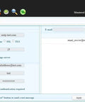 Configuration of email settings in ViewPower software for TS800E 800VA Battery Backup UPS With AVR 120V Line Interactive Simulated Sine Wave