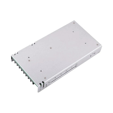 Space-Saving 1U Enclosed Power Supply 24V DC 350W 14.6A For Control Cabinets, silver metal 1U power supply module