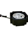 Nema 23 Stepper Motor Permanent Magnet Power Off Brake 57x57mm Square Frame 8mm Shaft in black housing with wiring