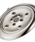 Cassidy Shower Head With H2Okinetic Technology, Polished Nickel Finish, 8 Inch Spray Face, Self Cleaning Nozzles, 2.0 GPM At 80 PSI