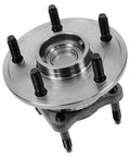 Four Piece Wheel Hub And Bearing Assembly Kit for Front And Rear Axles, view of ball bearing hub with six studs, part BHA53795