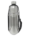 Stainless Steel Nesting Cup And M34 Scout Canteen Set For Camping And Hiking, durable 304 single wall gear with strap view