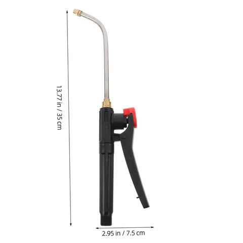 Extended Curved Sprayer Wand For Garden And Farm Use With Tough Stainless Steel Handle Compatible With Backpack Sprayers