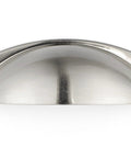 3 Inch Center To Center Brushed Nickel Traditional Cup Shaped Cabinet And Drawer Pull Handle For Kitchen Bathroom And Furniture Length 4 15 16 Inches Width 1 Inch Projection Durable Construction For Long Lasting Use With Classic Look