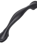 Black stainless steel cabinet handle from 30 Pack Black Stainless Steel Cabinet Handles And Drawer Pulls For Kitchen Cabinets Cupboards And Furniture Hardware Includes 20mm And 30mm Screws Overall Length 5.51 Inches Hole Centers Three And Three Quarters Inches