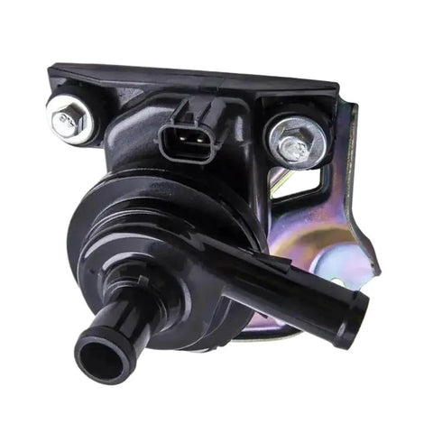 Engine Coolant Inverter Water Pump For Toyota Prius Hybrid 2004 To 2009 G902047031, Black plastic pump with inlet and outlet.
