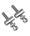 Titanium M5x30mm Bolt Nut Washer Set For Thomson Seatpost, 6Al/4V Titanium Alloy Grade 5 Fasteners, 8.5mm Washer Diameter