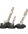 12 Pack Thread Leveling Feet Kit Straighten Tables And Chairs Fast Settle Uneven Floors swivel base feet set with adjustable threads.