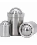 Three Badass Spring Ball Plungers Built With Tough 304 Stainless Steel Hella Wear Resistant Push Fit Design for industrial use.