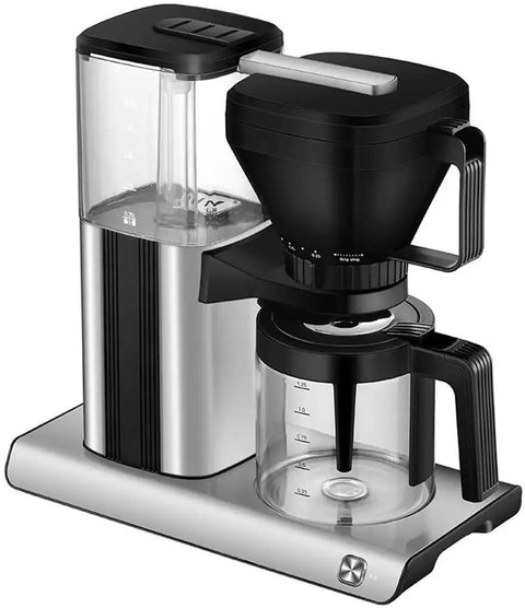 Heavy Duty Fully Automatic Espresso And Drip Coffee Maker With Digital Display Six Steam Nozzles For Killer Brews 10 Cup Glass Carafe.