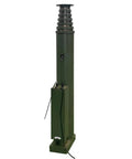 Beefy 10M Vehicle Mount Telescopic Mast for High Load Signal Lighting Equipment, multi-section lift stand with electric power
