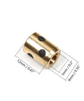 Badass One Piece Sleeve Bearing With 5Mm Inner Bore And 9Mm Outer Diameter At 12Mm Long, showing dimensions and porous bronze design.