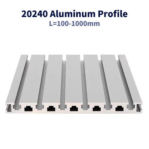 Heavy Duty Premium 20240 T Slot Aluminum Extrusion Profile Rail For Cnc Router And 3D Printer Frame Build Hella Tight, 100-1000mm length.