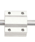 Get Serious Motion Precision With This Awesome T8X8 Lead Screw Shaft Kit Paired With Sleek SC8UU Sliding Bearing Blocks For Rock Solid Linear Guidance In 3D Printers And CNC Machines Without Any Jitter Backlash Or Wobble Ever. SC8UU bearing block on 8mm rod
