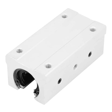 Precision Long Rail Linear Motion Ball Bearing Aluminum Alloy Slide Block Guide Kit For 3D Printers showing machined aluminum block.