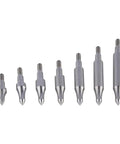 Archery Screw In Arrow Points Set, 12 Stainless Steel Field Tips, 75 100 125 150 200 250 300 Grain, Fit Recurve And Compound Bows, Displayed