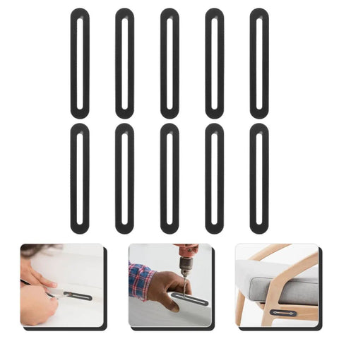 Adjustable Stainless Steel Flat Joining Plates With Slot Holes, Corner Brackets for wood furniture repair in use