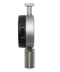Portable Digital Shore Hardness Tester Gauge Featuring Type A C And D Modes for accurate material testing from the side view.
