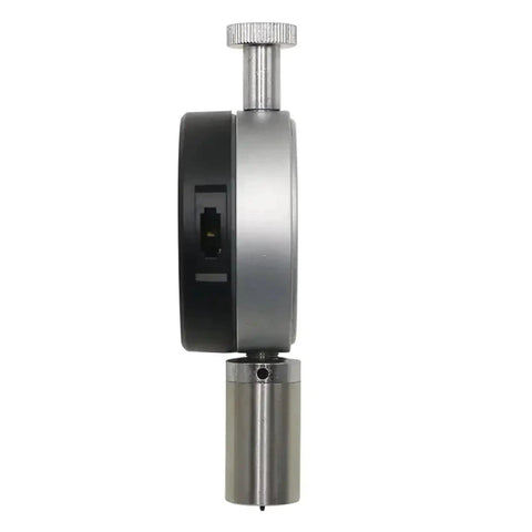 Portable Digital Shore Hardness Tester Gauge Featuring Type A C And D Modes for accurate material testing from the side view.