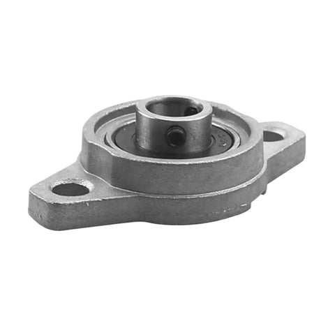 Self Aligning Zinc Alloy Flange Pillow Block Bearing 16mm Bore KP002 KFL002 style, front view, showing mounting holes