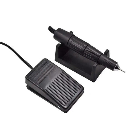 Beast 220V Micro Motor With Foot Switch Speed Control, handheld unit and foot pedal, precision grinder tool for DIY workshops