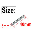 64 Pack 5mm x 40mm Dowel Pins for Shelves and Furniture, 304 Stainless Steel Wood Pegs For Tight Fits, Ground Precision Tolerances, Built Tough Metal Dowel Rods For Everyday Repairs. 5mm x 40mm stainless steel dowel pin