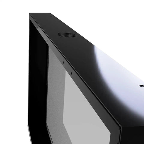 Indoor TV Enclosure For 42 To 50 Inch Screens Built Like A Tank With Shatterproof Front Panel, Heavy Duty Powder Coated Aluminum