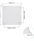 Straight Up Heavy Duty Self Adhesive Access Panel For Drywall Pipes And Electrical Wires ABS Plastic Utility Cover White 175mm x 175mm.