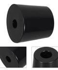 Black Rubber Door Stopper Set, No Slip Wall Protector And Door Bumper, Anti Scratch Buffer for Quiet Close, 10 Pack shown in detail