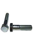 Two And Three Quarters Inch Hex Bolt Grade Five Cap Screw Zinc Plated Coarse Partial Thread Pkg Qty One Beefy Heavy Duty Fastener