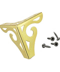 Iron Triangular Furniture Legs Replacement For Tables, Cabinets, Bookcases, Wardrobes, And Chairs, Dope Rustproof Metal Feet with screws