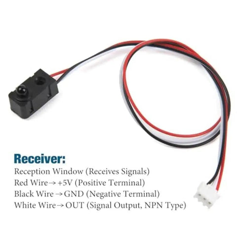 Five Pack Infrared Break Beam Distance Sensor Module With 3mm LED Indicator Arduino Friendly DIY Robotics Kit DC 3 To 5V Adjustable