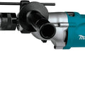 Beefy Three Quarter Inch Hammer Drill With LED Light, 6.6 Amp Power, dual mode switch, variable speed, built-in clutch, side view.