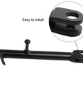 Yamaha Peewee PW80 PY80 side stand spring kick for dirt bike replacement, black metal, 165mm long, easy install with 152mm stand height