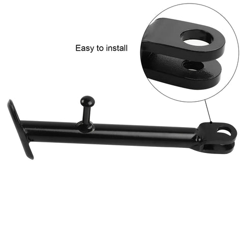 Yamaha Peewee PW80 PY80 side stand spring kick for dirt bike replacement, black metal, 165mm long, easy install with 152mm stand height