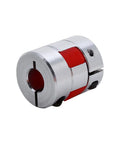 Flexible Plum Shaft Coupling With 8mm And 10mm Bore, High Strength Aluminum, Lubrication Free, Easy Fit For CNC Stepper Motors And Encoders