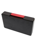 Real Deal Woodworking Inch Setup Blocks For Table Saw Router Adjustment With Battle Ready Aluminum Height Gauges And Crisp Etched Sizes In Sleek Black box with red handle.