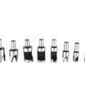 Top Shelf Four Piece Wooden Plug Cutter Set Forged From Heavy Duty High Carbon Steel For Knockout Countersink Plugs In 6Mm 10Mm 13Mm 16Mm Sizes